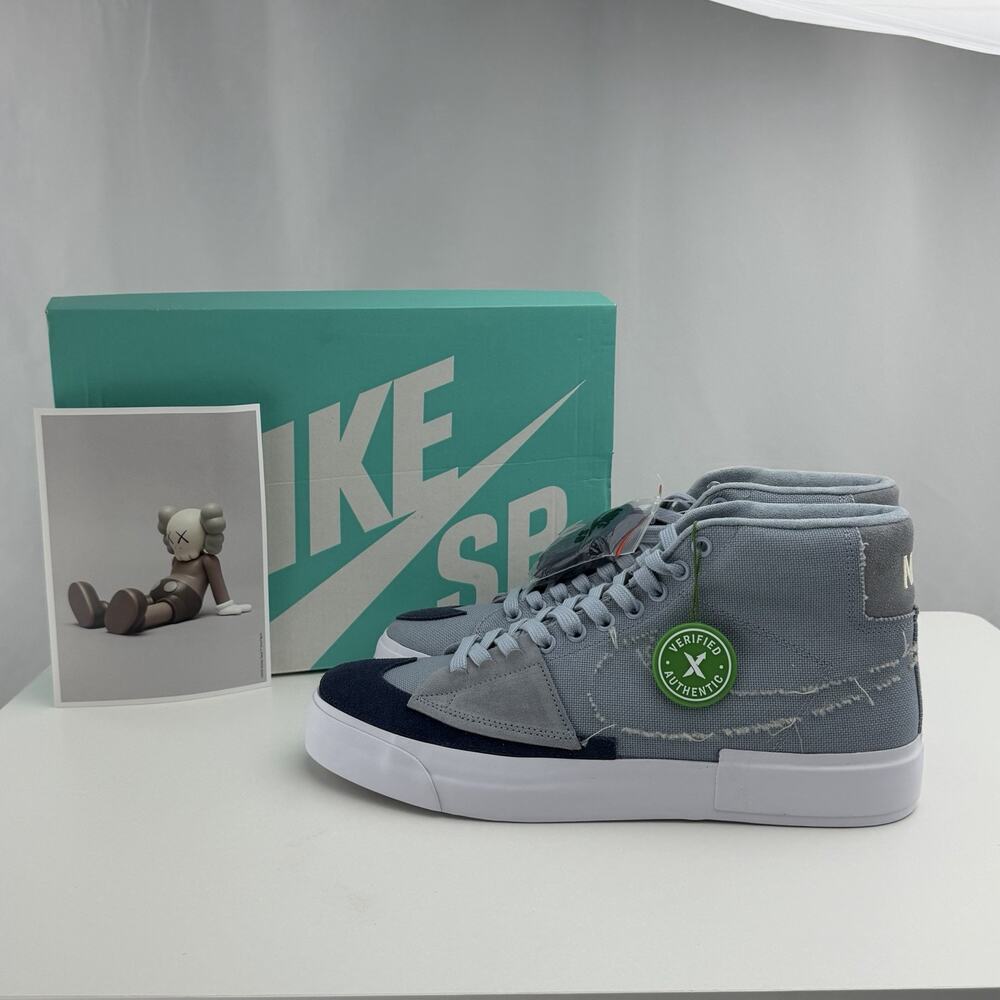 Nike SB Zoom Blazer Mid Edge Obsidian Mist Fossil CI3833-401 Size 11.5